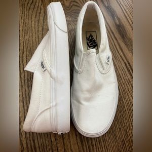 White Vans slip on women’s 8, men’s 6.5